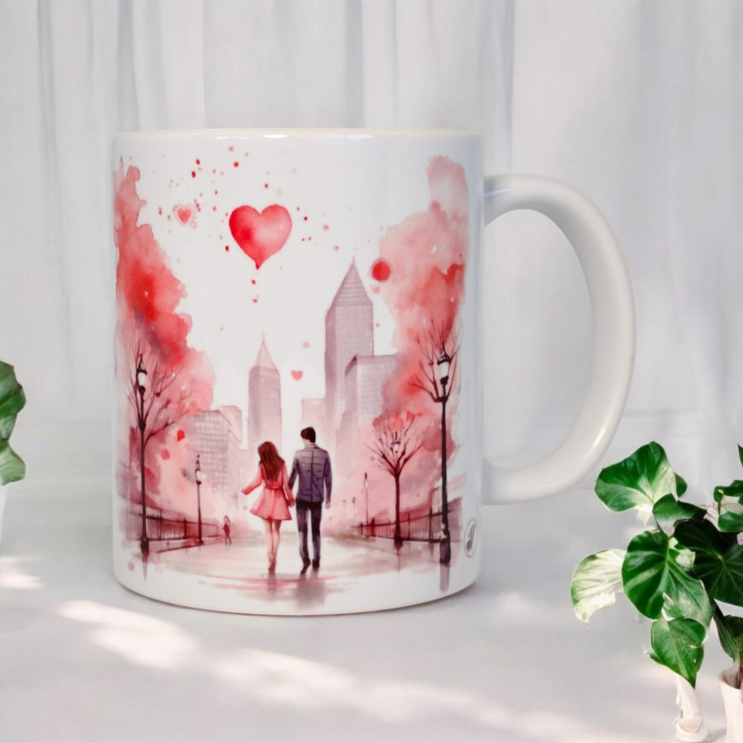 Classic double-sided mug "Every love story is beautiful"